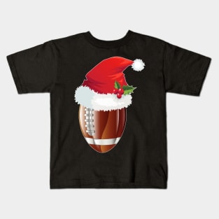 funny Christmas rugby sport lover shirt gift Kids T-Shirt